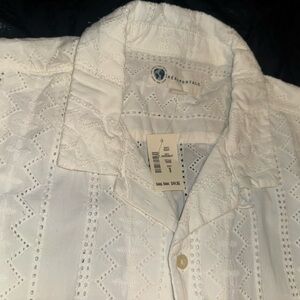Aeropostale White Eyelet Blouse